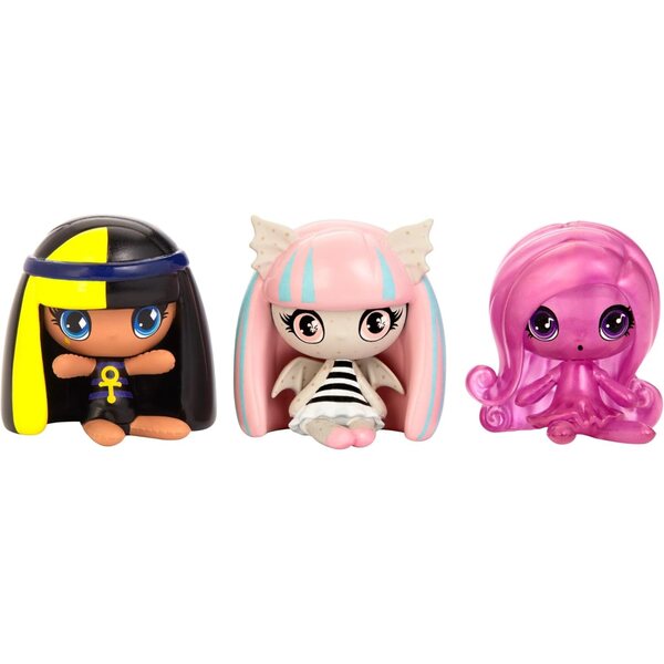 Monster High Minis 3 Teile mit Cleo de Nile, Rochelle Goyle und Ari Hauntington als Sammlerstück