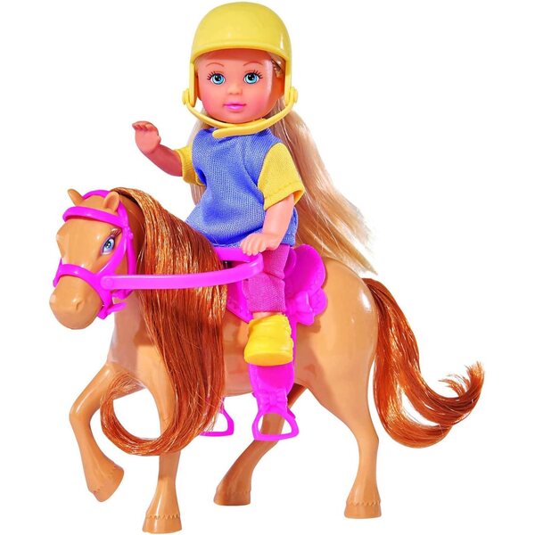 Steffi Love Set Addestramento Cavalli con Bambola Evi e Pony 29 cm Smoby