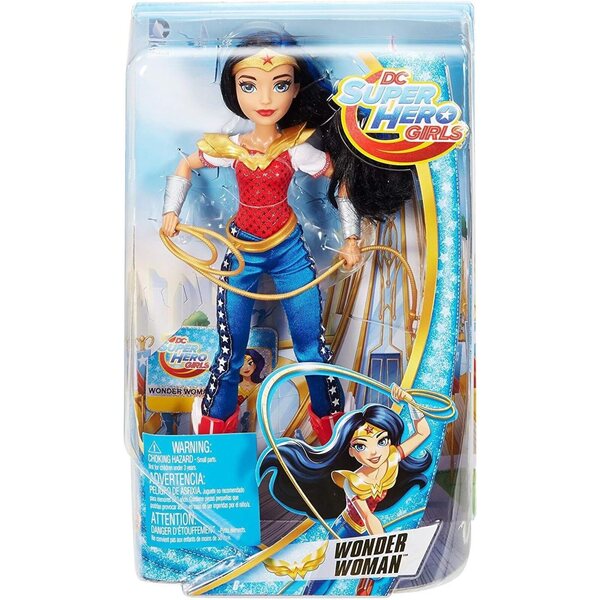 Mattel DC Super Hero Girls Wonder Woman 30,5 cm große Puppe mit Originalzubehör