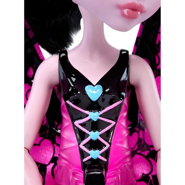Monster High Mattel Draculaura Murciélago, verwandelbar mit Faltflügeln