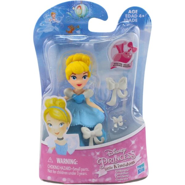 Mini Bambola Disney Cenerentola 8 cm con Abiti e Accessori - Gioco 4+