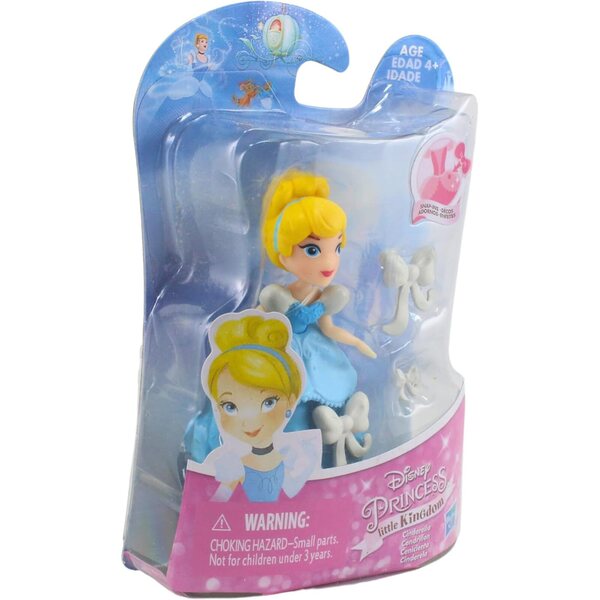 Mini Bambola Disney Cenerentola 8 cm con Abiti e Accessori - Gioco 4+