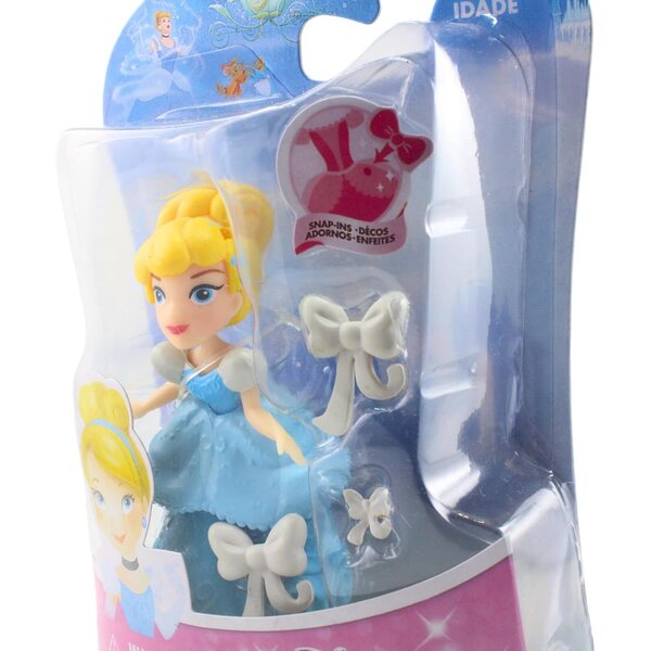 Mini Bambola Disney Cenerentola 8 cm con Abiti e Accessori - Gioco 4+