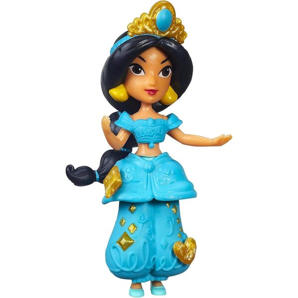 Mini-Disney-Prinzessin Jasmine, 8 cm, mit Kleidung und Accessoires