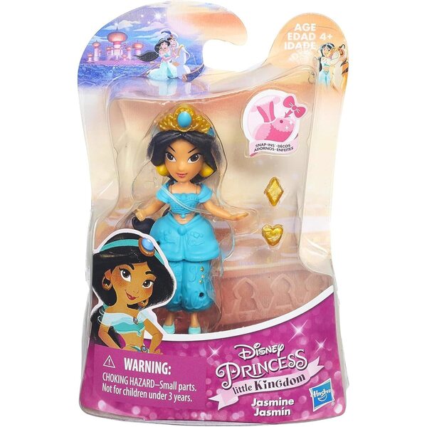 Mini Disney prinses Jasmine pop van 8 cm met kleding en accessoires