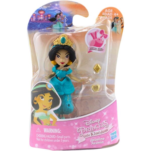 Mini Disney prinses Jasmine pop van 8 cm met kleding en accessoires