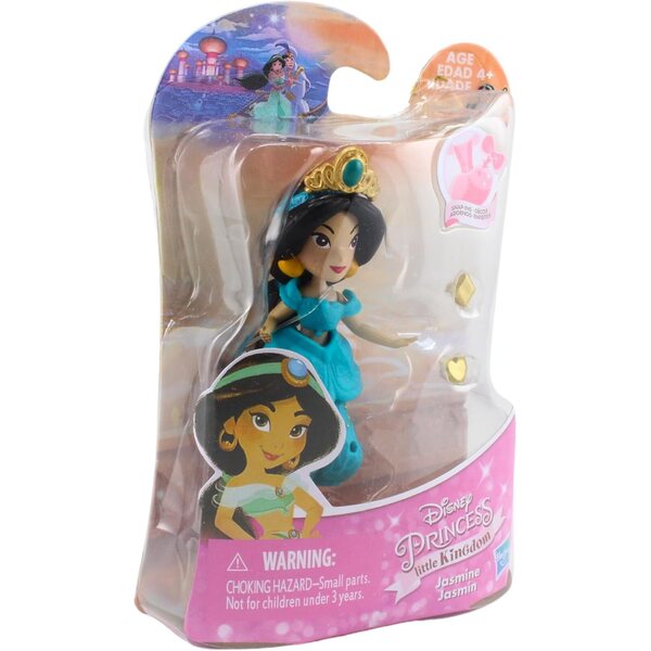 Mini Disney prinses Jasmine pop van 8 cm met kleding en accessoires