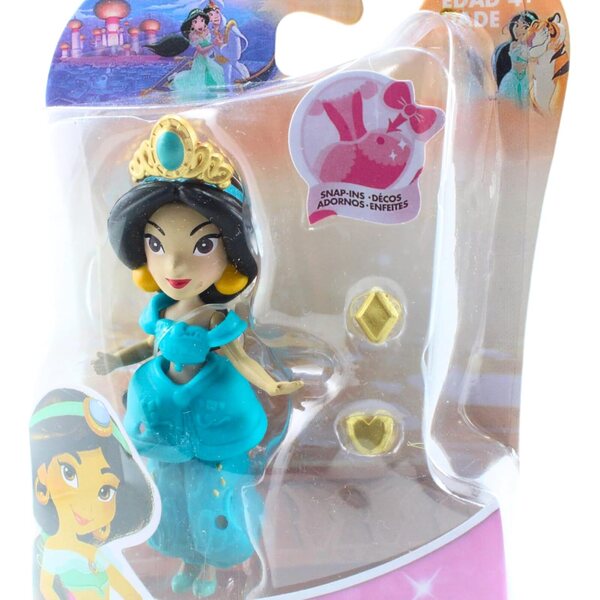 Mini Disney prinses Jasmine pop van 8 cm met kleding en accessoires