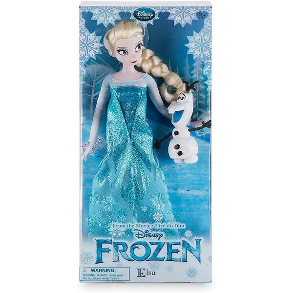 Elsa Frozen 12'' Original Disney Puppe mit Olaf – Ausgabe 2016