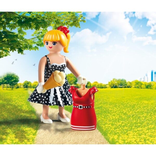 PLAYMOBIL 6883 - Fashion Girl Abito Retrò Anni '50 con Accessori Moda