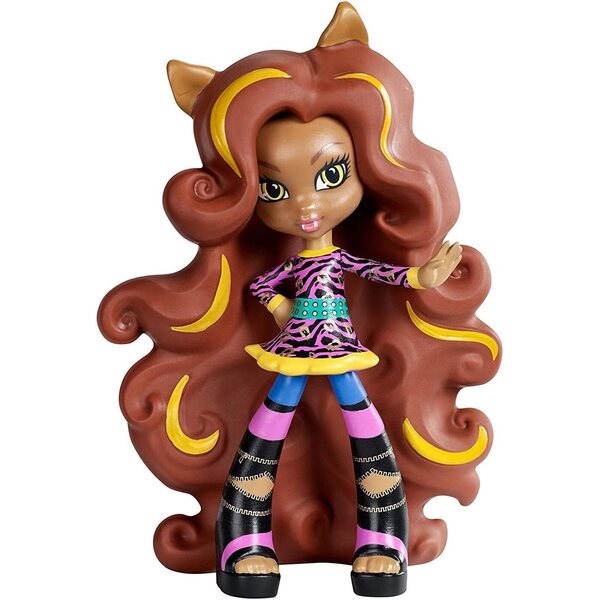 Figura in vinile Monster High Clawdeen Wolf di Mattel, giocattolo collezionabile