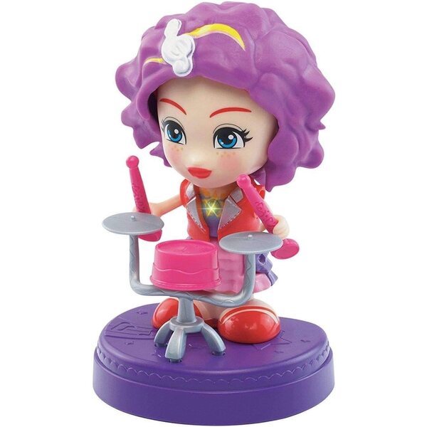 VTech Flipsies Jazz-Rock-Sängerin – interaktive Puppe mit doppelter Persönlichkeit und Zubehör