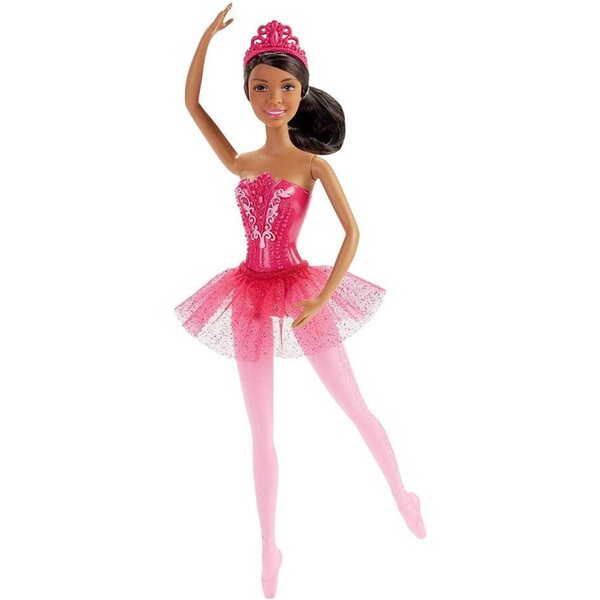 Barbie Ballerina mit rosa Tutu, Krone und Schuhen – kreatives und magisches Spiel