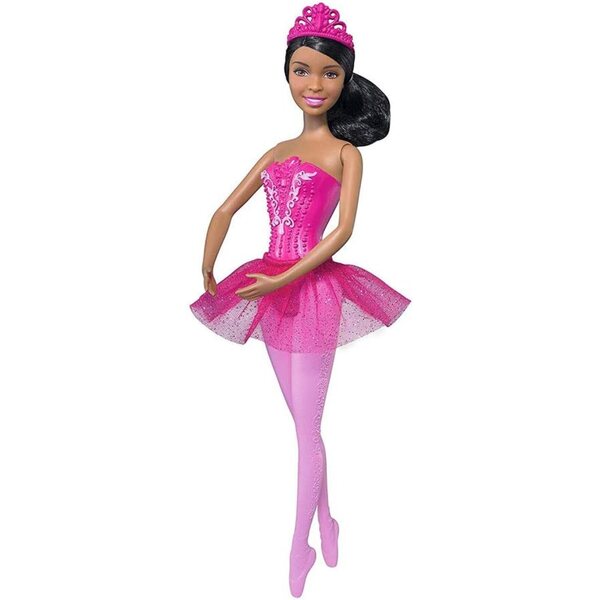 Barbie Ballerina mit rosa Tutu, Krone und Schuhen – kreatives und magisches Spiel