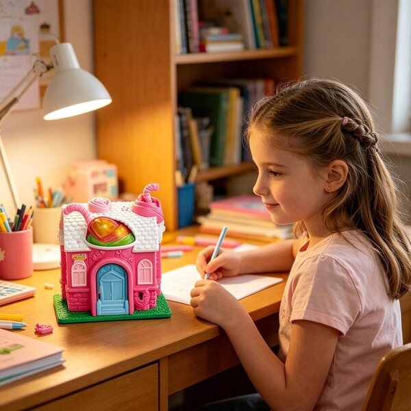 Casa delle Bambole con Musica e Luce – Villa Giocattolo per Gioco di Finzione Bambini 3+