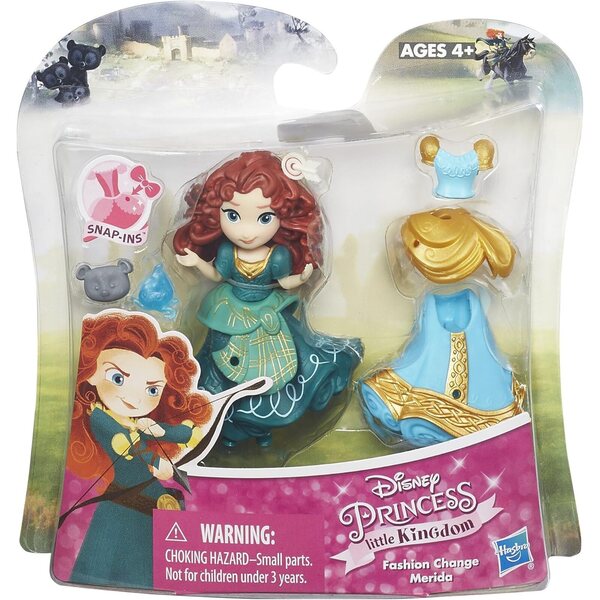 Disney-Prinzessinnen Schneewittchen Belle Merida Cinderella 5 cm große Puppe mit anpassbarer Kleidung