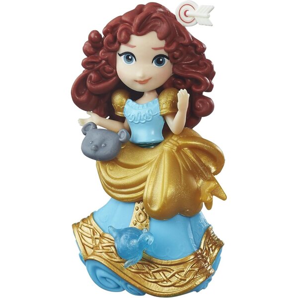 Disney-Prinzessinnen Schneewittchen Belle Merida Cinderella 5 cm große Puppe mit anpassbarer Kleidung