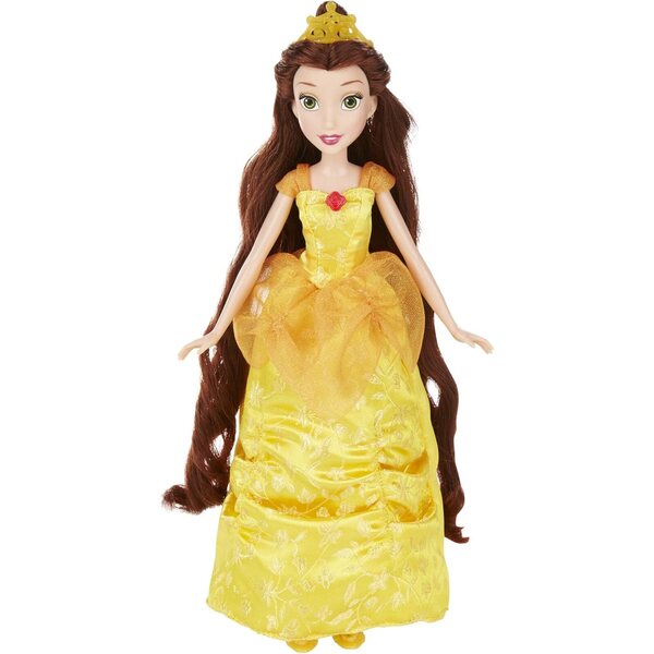 Disney Princess Long Locks Belle – Hasbro-Puppe mit langen Haaren und Accessoires
