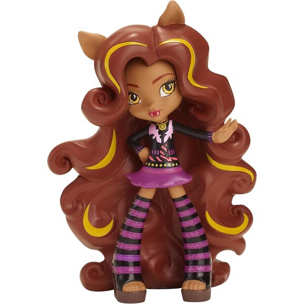 Mattel Monster High Mini Clawdeen Wolf Puppe mit monströsem Aussehen und attraktiven Details