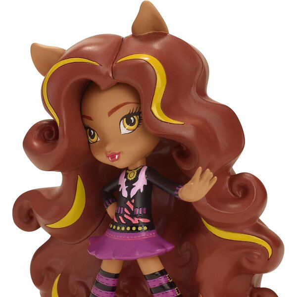 Mattel Monster High Mini Bambola Clawdeen Wolf con Look Mostruoso e Dettagli Curati