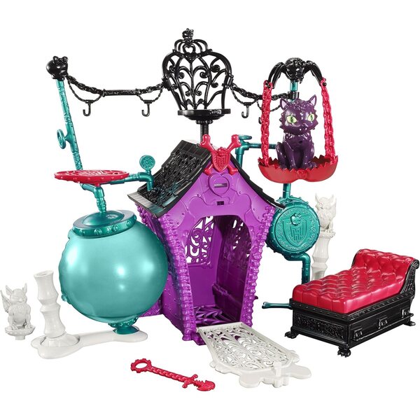 Monster High BDF06 – The Crypt of Secrets Spielset mit Kreaturen und Zubehör