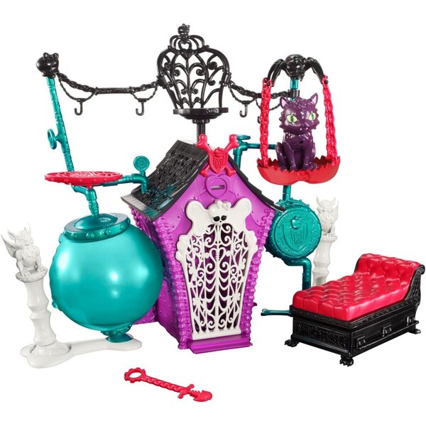 Monster High BDF06 – The Crypt of Secrets Spielset mit Kreaturen und Zubehör