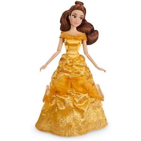 Bambola Classica Belle Disney 30cm Abito Dorato - Principessa La Bella e La Bestia