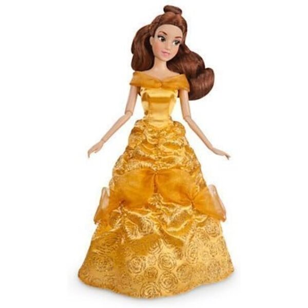 Bambola Classica Belle Disney 30cm Abito Dorato - Principessa La Bella e La Bestia