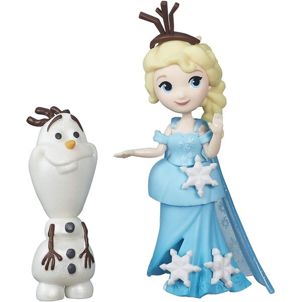 Hasbro La Regina di Ghiaccio Little Kingdom Elsa con Trono e Accessori per Bambini 4+