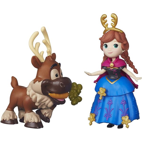 Hasbro La Regina di Ghiaccio Little Kingdom Elsa con Trono e Accessori per Bambini 4+