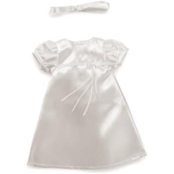 Trudi Vestito da Battesimo 30 cm per Bambole - Bianco Elegante