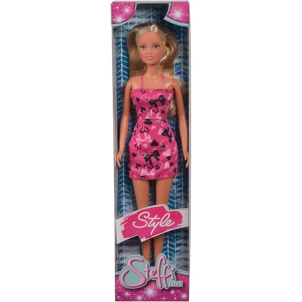Steffi Love Style - Bambola fashion con abito floreale, 29 cm, 3+ anni