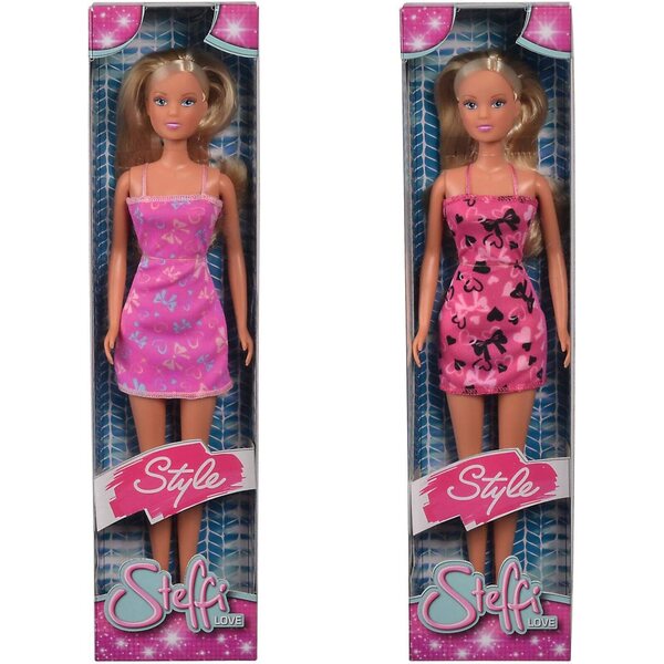 Steffi Love Style - Bambola fashion con abito floreale, 29 cm, 3+ anni