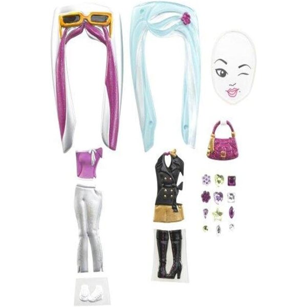 Barbie Girls Fashion Pack Nero/Argento con moda esclusiva e accessori