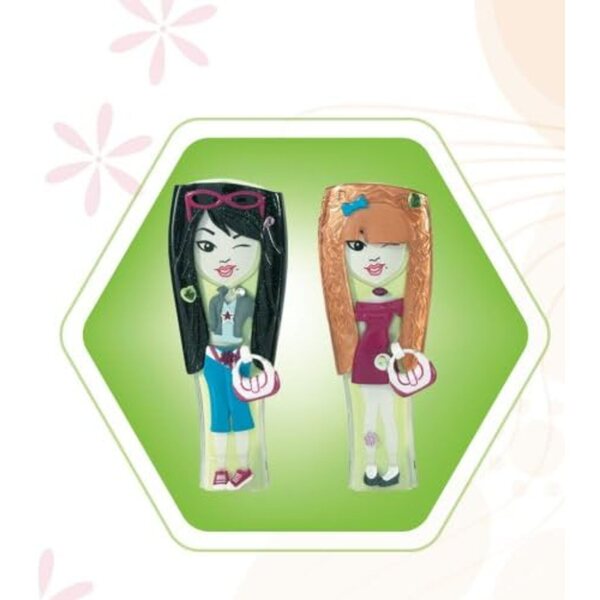 Barbie Girls Fashion Pack Pink/Blue - 2 Outfit, Accessori e Acconciature