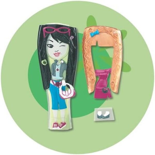Barbie Girls Fashion Pack Pink/Blue - 2 Outfit, Accessori e Acconciature