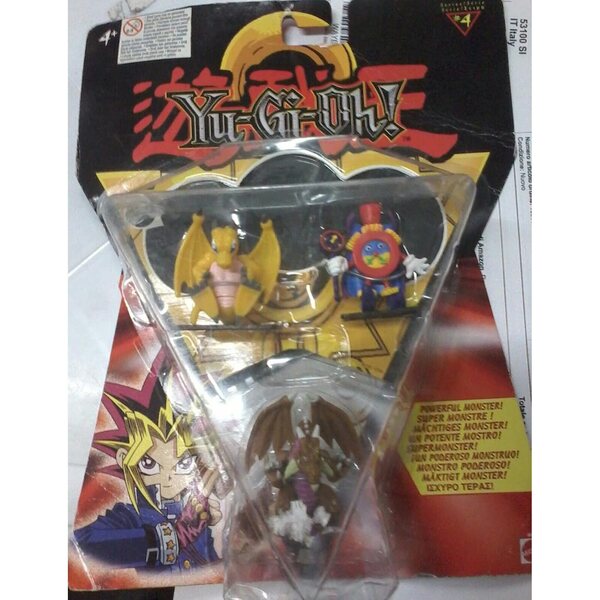 Yu-Gi-Oh Serie 10 – Set mit 3 Sammelpuppen 5 cm mit Holo-Kachel