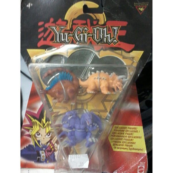 Yu-Gi-Oh Serie 10 – Set mit 3 Sammelpuppen 5 cm mit Holo-Kachel