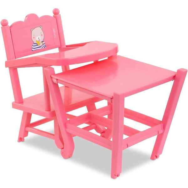 Corolle Mon Grand Poupon 2 in 1 Hochstuhl für Puppen 36-42 cm, +3 Jahre