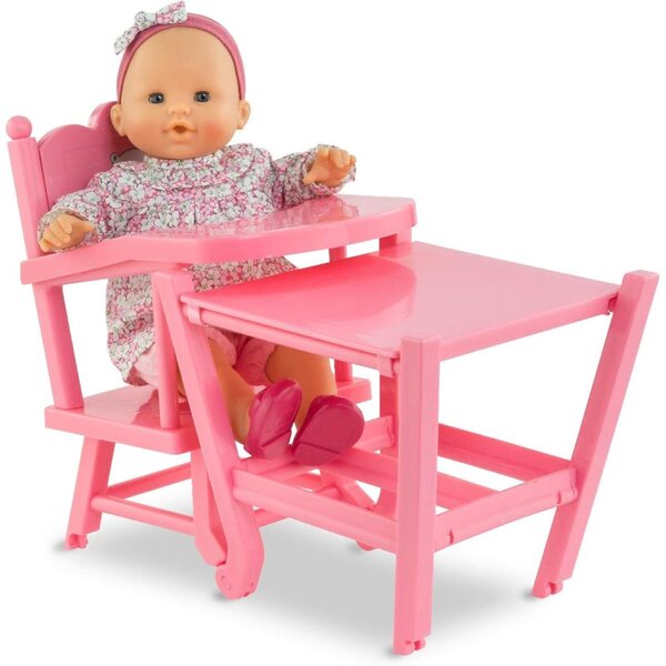 Corolle Mon Grand Poupon 2 in 1 Hochstuhl für Puppen 36-42 cm, +3 Jahre