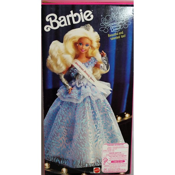 Barbie American Beauty Queen: Bambola Regina di Bellezza con Costume Scintillante