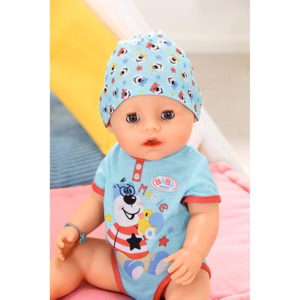 BABY born Magic Boy 43 cm con 10 Funzioni Realistiche e Magico Ciuccio