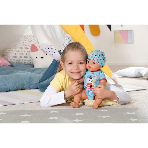 BABY born Magic Boy 43 cm con 10 Funzioni Realistiche e Magico Ciuccio
