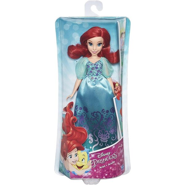 Disney Princess Ariel, klassische Modepuppe mit Filmkleid – Spiel und Sammlung