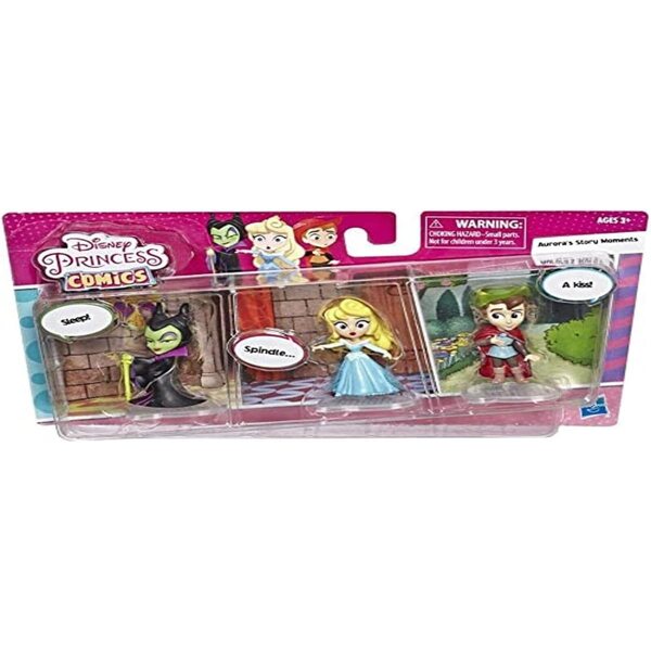 Disney Princess Comics-Puppen – Aurora, Maleficent und Prinz Phillip, 3 Sammelfiguren