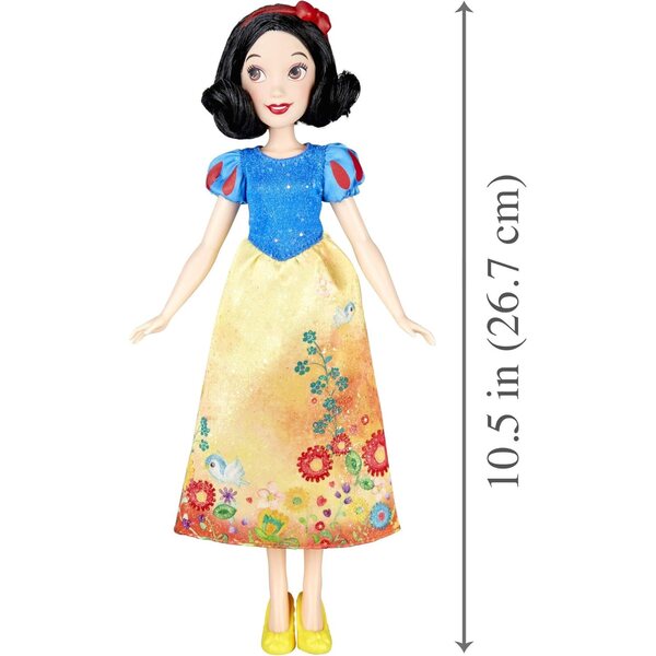 Bambola Biancaneve Disney Princess con vestito scintillante e gonna decorata