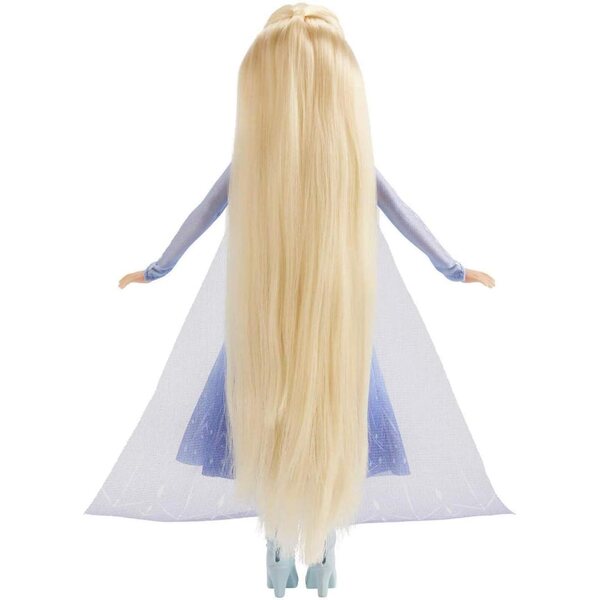 Bambola Elsa Frozen Sister Styles con capelli lunghi e strumento intreccia capelli