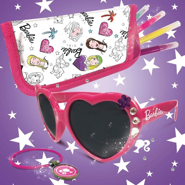 Lisciani Barbie Fashion Style: Decora i Tuoi Occhiali con Pennarelli e Gemme