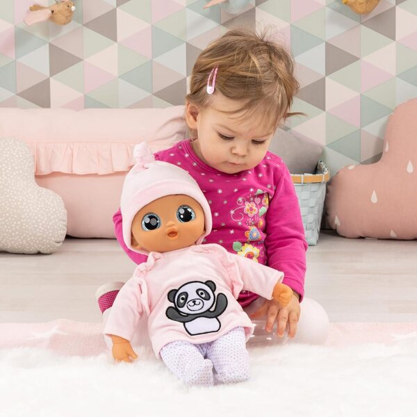 Bayer Design Bambola I Baby Interattiva 38 cm con Suoni, Bocca Mobile e Accessori