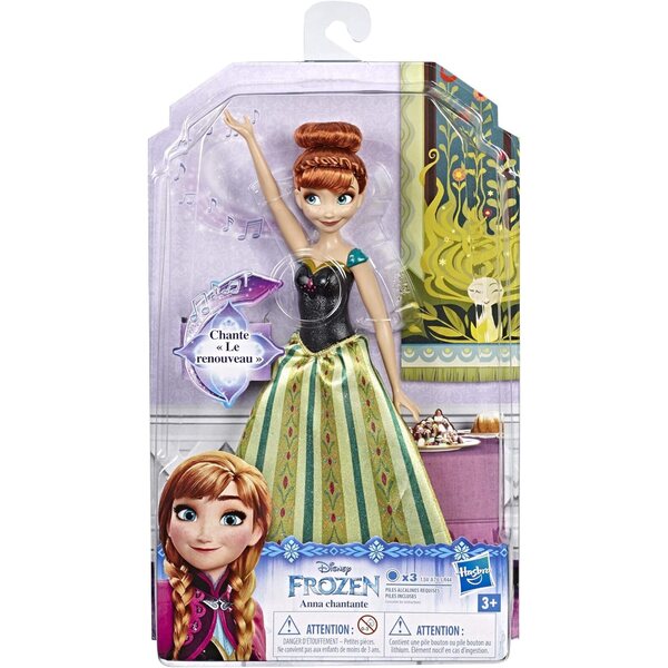 Disney Frozen Princess Anna Singende Puppe 30 cm mit Lichtern und Musik